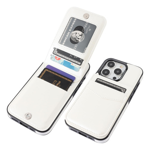 Funda Para iPhone 15 Pro Blanco 6.1 PuLG Piel