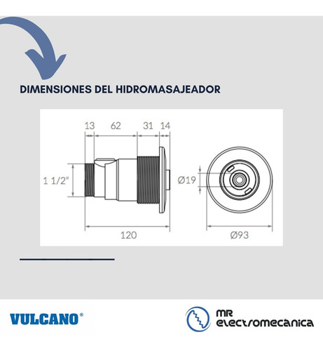 Imagen 6 de 10 de Kit Vulcano Pileta Hormigón Con Hidromasajeadores