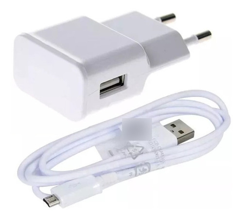 Cargador Usb + Cable De Datos Micro Usb Compatible ®