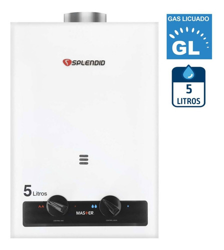 Calefont Gas Licuado 5 Litros Tiro Natural