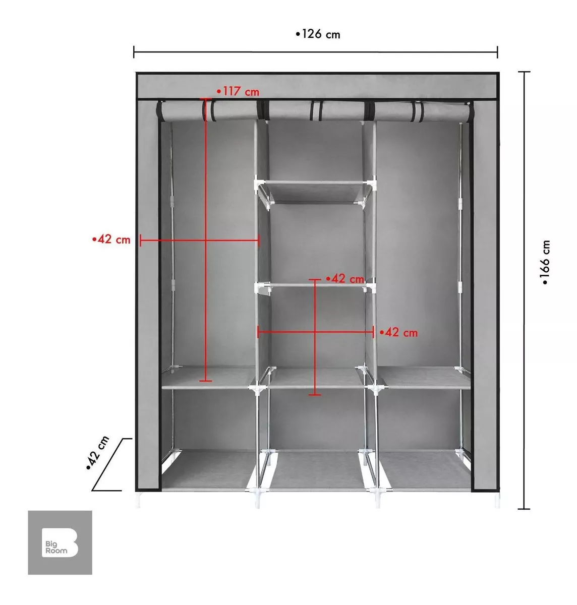 Tercera imagen para búsqueda de closet portatil