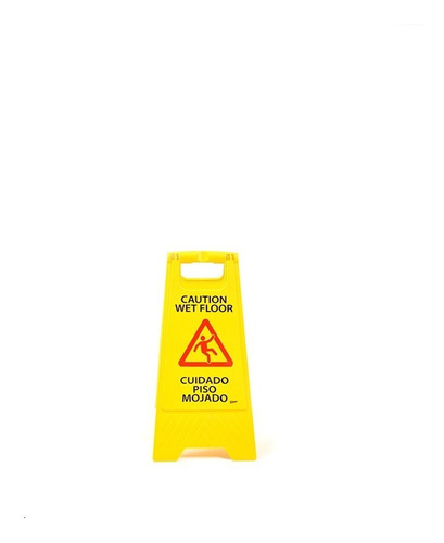 Señal Piso Mojado Royco . Carpa / 2 Idiomas.
