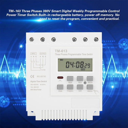 R Tm-163 Trifásico Digital Inteligente Programável