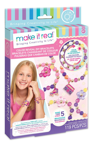 Pulseras Make It Real Color Reveal Diy Para Niños
