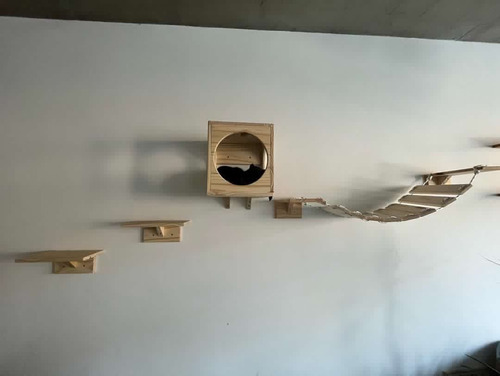 Pasarela, Gimnasio Para Gatos De Madera