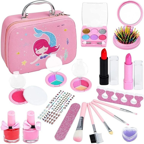 Juego De Juguetes De Maquillaje Cosmético Para Niños Set De