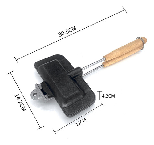 Placa Multifunción Para Sándwich Con Asa Para Cafetería,