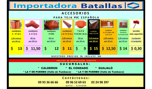 Imagen 12 de 12 de Teja Pvc Promoción Al 50% Teja De Arcilla Granito T1
