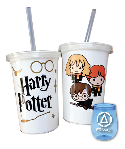 Vasos Decorados Harry Potter 35 Pzas Reusable