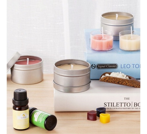 Kit De Velas Artesanales 153 Piezas Fijador De Velas Diy Set