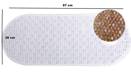 Imagen 4 de 10 de Alfombra De Baño Antideslizante 87x38 Cm