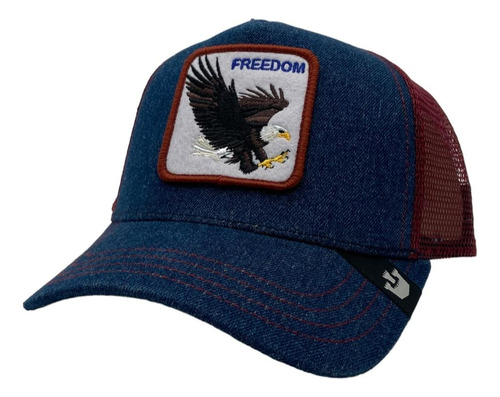 Gorra Goorin Bros Freedom Mezclilla Azul 100% Original