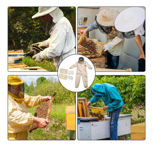 Traje Protector De Abejas Traje De Apicultura Ropa Protector