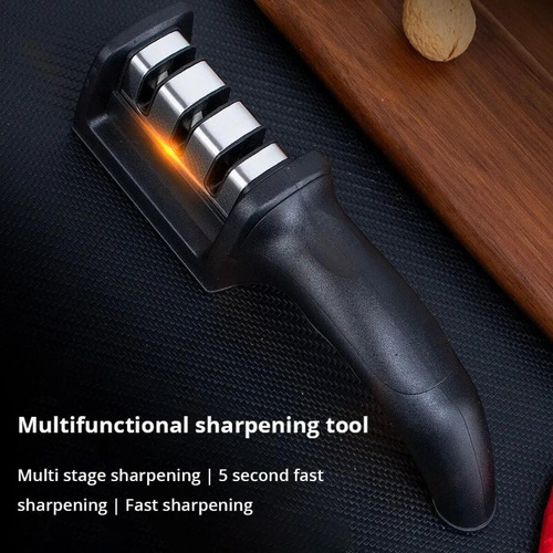 . Cocina Tres Segmentos Cuchillo Afilador Hogar