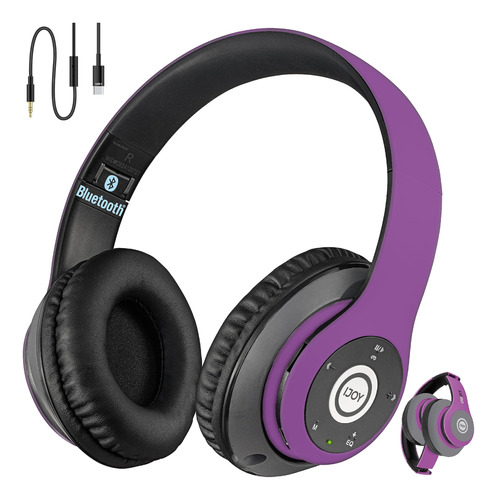 Auriculares Inalambricos Ijoy Bluetooth Violeta