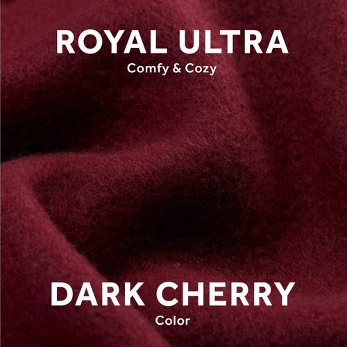 Manta Personal Calefactora Sunbeam Royal Ultra Color Rojo Ca Cabernet Nombre Del Diseño