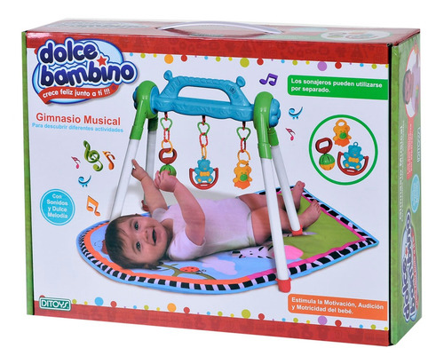 Gimnasio Musical Bebe Dolce Bambino Ditoys 1982+cuota