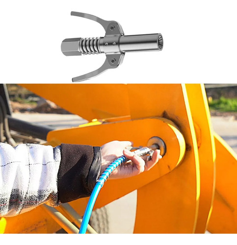 Acoplador Rapido Alemite P/ Engrase Gun Greaser Con Flexible