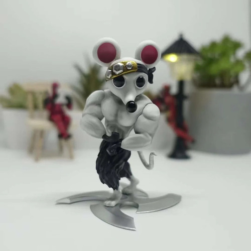 Mz Figura De Rato Musculoso Ninja Mouse Uzui Tengen Demon