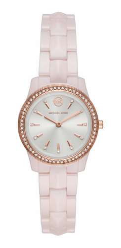 Reloj Mujer Michael Kors Mk6841 Cuarzo Pulso Rosado En