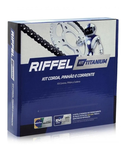 Kit Transmision Riffel Honda 125 Biz Piñon Corona Cadena®