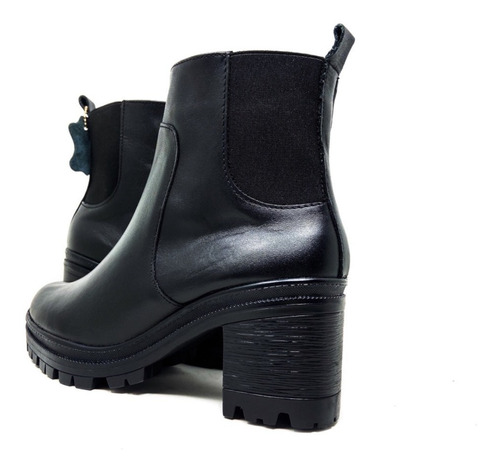 Bota Estilo Combat Casual Cuero Vacuno Genuino