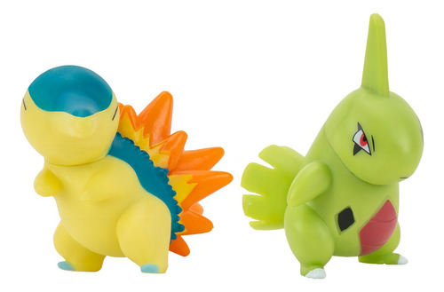Figuras Pokemon Pack Larvitar Cyndaquil Pokemon Originales