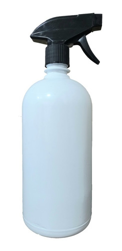 Botella Pet Blanca Modelo Bajo 1lt Con Gatillo Pack X20