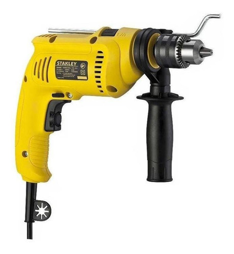 Imagen 2 de 2 de Taladro percutor atornillador eléctrico de 13mm Stanley SDH600 600W + accesorios 120V 60Hz