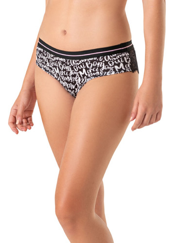 Bombacha Culotte Lycra Estampado Merci Promesse Pr77064