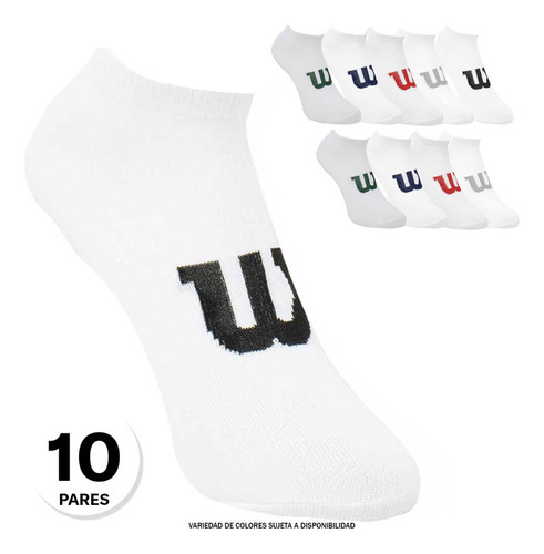 Tin Wilson Paquete 10 Pares Niño Suaves Blanco