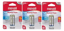 Comprar Pilas Bateria Alcalina A A A Maxell 6 Pilas