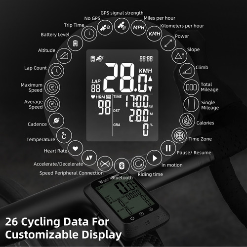 Velocímetro Inalámbrico Cycle Gps Computer Ipx7