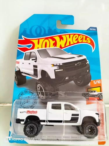 Hot Wheels 19 Chevy Silverado Trail Boss Lt Blanca Blister