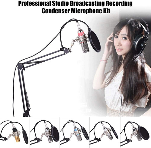 Kit De Micrófono De Estudio De Condensador Para Streaming