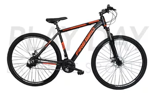 Mountain bike Fire Bird Outback 2022 R29 S 21v frenos de disco mecánico color negro/naranja