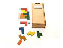 Comprar Tetris De Mesa De Madera Didáctico Ingenio 60 Piezas En Caja
