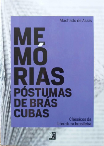 Imagem 1 de 2 de Livro Machado De Assis Memórias Póstumas De Brás Cubas