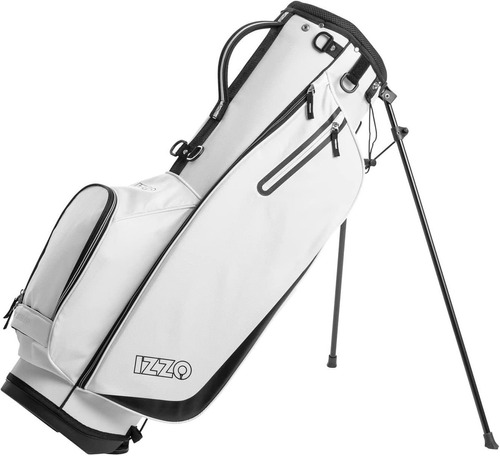 Bolsa Con Soporte Para Palos De Golf Izzo Ultra Lite/ Blanco