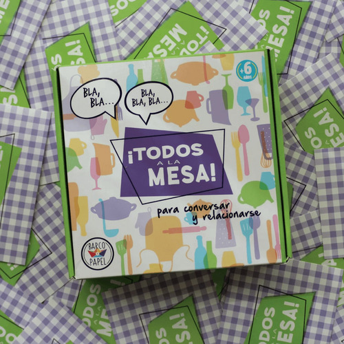 Imagen 8 de 9 de Juego De Mesa Infantil Didáctico ¡TodosA La Mesa! De Barco de Papel Para Conversar y Relacionarse