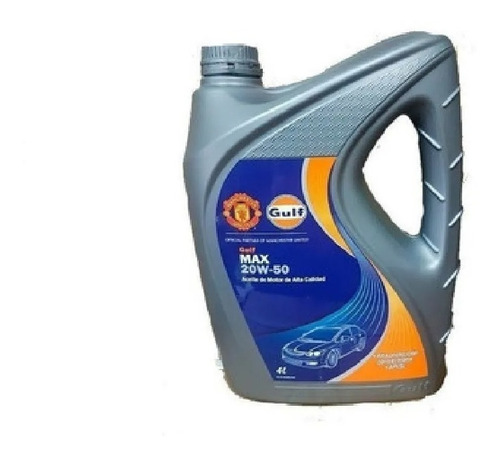 Aceite Gulf Max 20w50 Mineral X 4 Litros