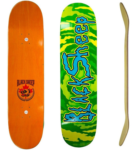 Imagem 1 de 6 de Shape Maple Skate Black Sheep 8.0 Qualidade E Resistencia
