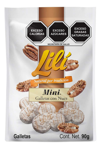 Galleta Lili Nuez Mini 90g