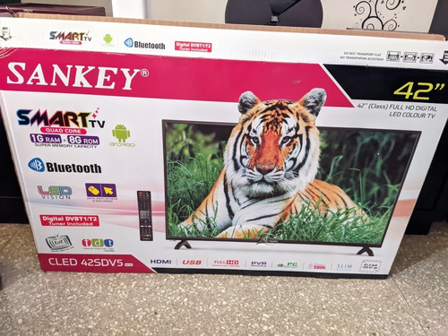 Imagen 3 de 6 de (275v) Android Smart Tv Led 42 Full Hd Sankey Wifi Bluetooth