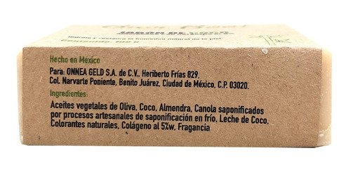 Imagen 4 de 5 de Jabón Coco Con Colágeno 100 Gr Bam Boo! Lifestyle