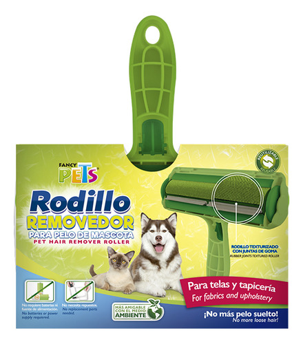 Rodillo Removedor P/pelo De Mascotas Perro Gato Fancy Pets