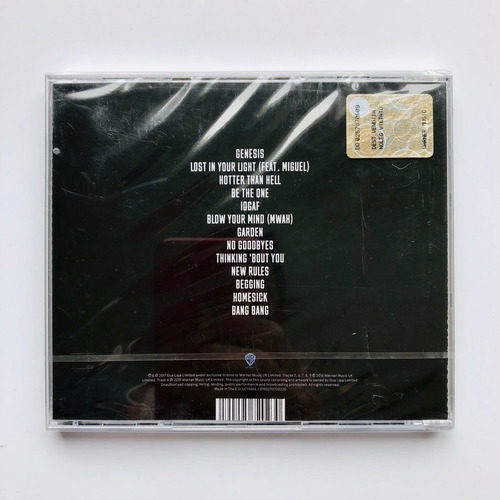 Dua Lipa - Dua Lipa Album Debut Italia Version 13 Tk + Bonus