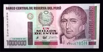 Comprar Billete 1000000 Intis Colección Hipolito Hunanue Nuevo B C R