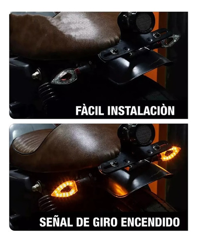 Juego X4 Farol Giro Led Moto Flecha Universal - En Xero
