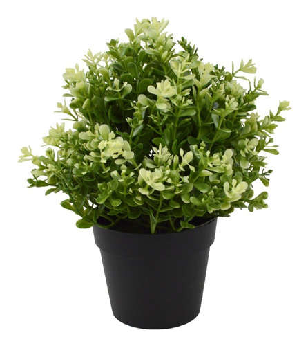 Planta Milán Artificial Macetero Decoración Hogar 23cm